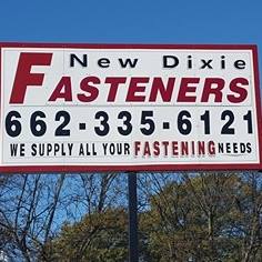 New Dixie Fasteners roadside sign